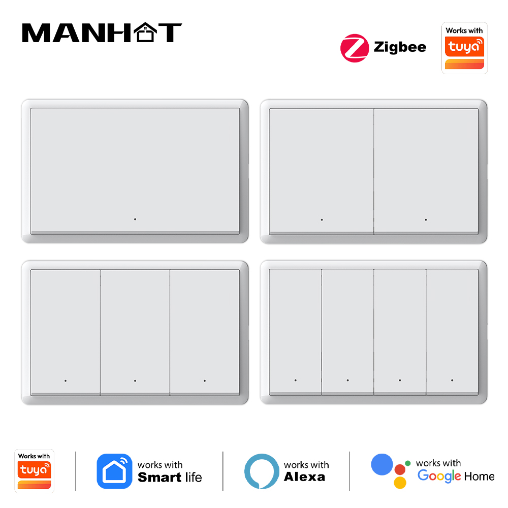 Smart Home Life - Manhot Smart Zigbee Schalter, kein Neutralleiter