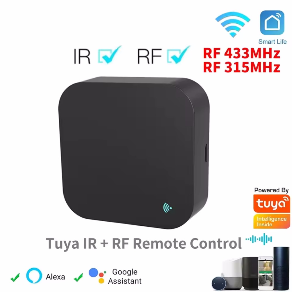 Universal Remote Smart Home - Tuya WiFi RF IR Fernbedienung 433