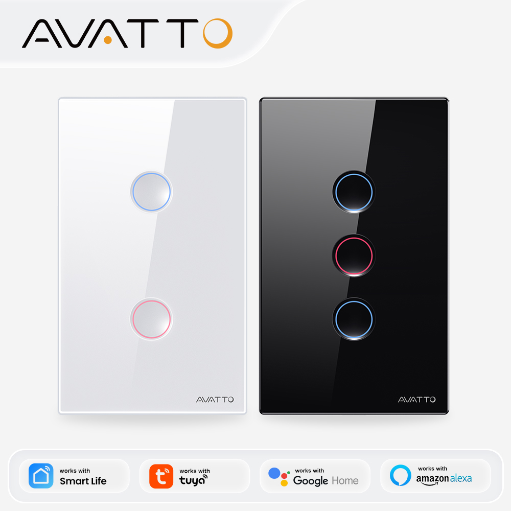 Smart Home Life - AVATTO 1/2/3/4-fach ZigBee Smart Lichtschalter Kabelloser