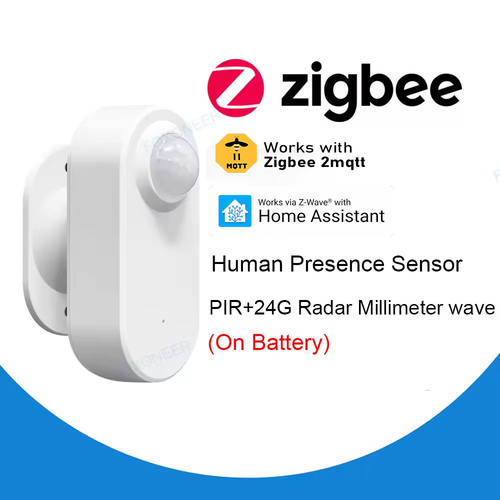 Zigbee Motion Sensor - Intelligenter Zigbee-Anwesenheitsdetektor für Menschen, Helligkeits-/Entfernungserkennung, intelligenter