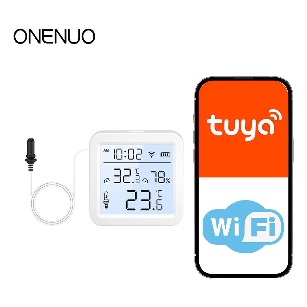 Smart Home Life - WLAN-Feuchtigkeits- und Temperatursensor mit externer Sonde
