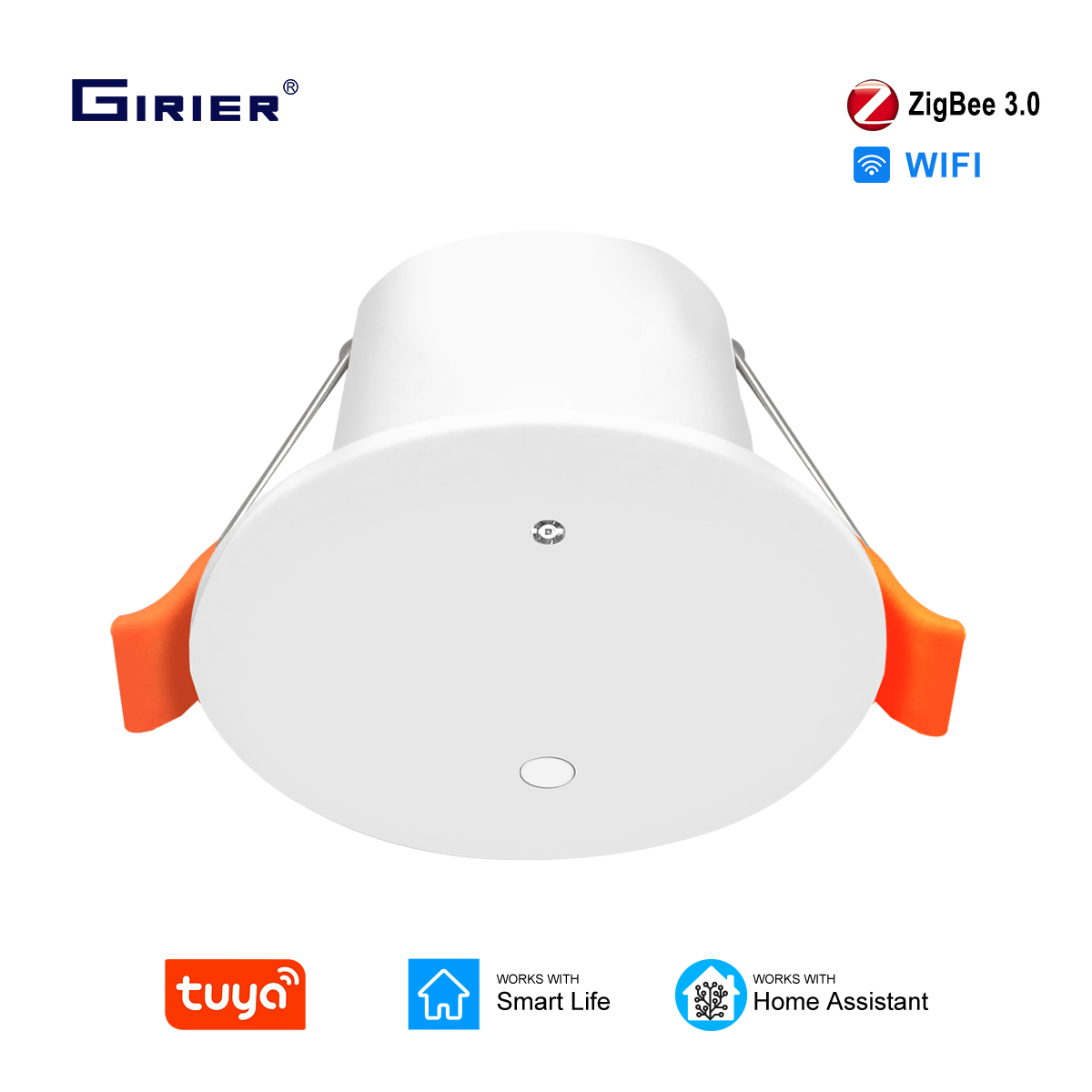 Zigbee Motion Sensor - GIRIER Tuya ZigBee Menschlicher Anwesenheitssensor Deckenmontierter