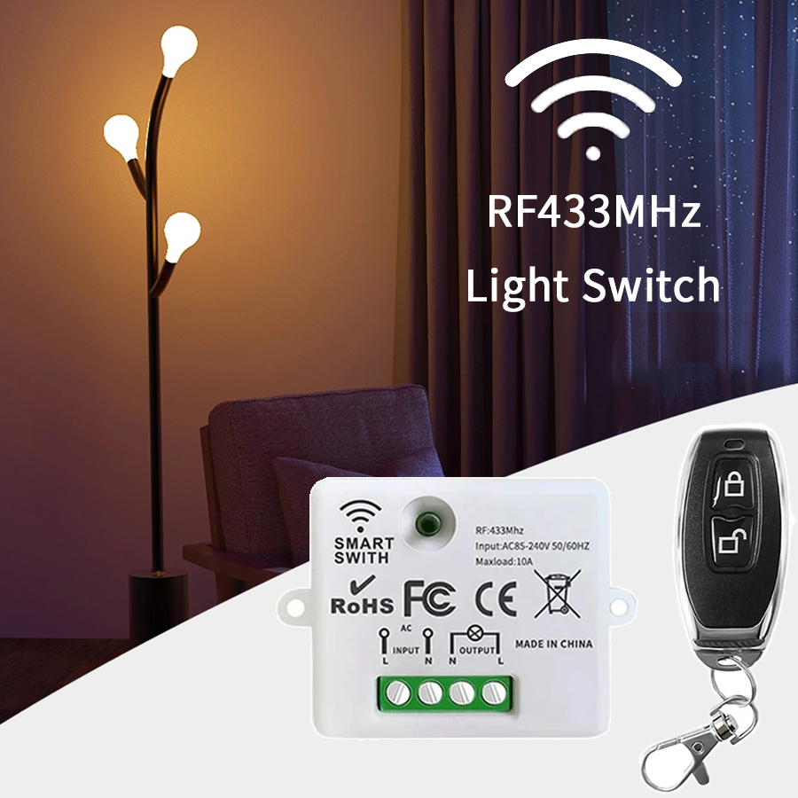 RF 433MHz Drahtloser Fernbedie – Smart Home Simple Bewertung und Preis