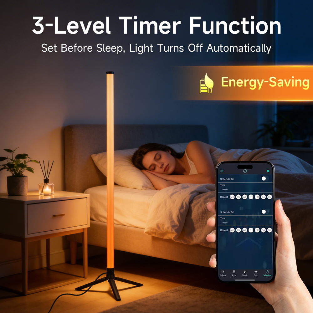 Smarte LED-Stehlampe RGB mit F – Smart Home Living Room Bewertung und Preis