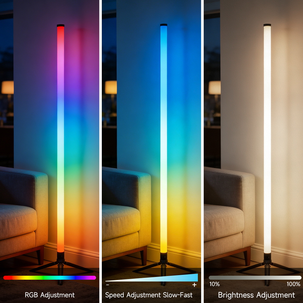 Smarte LED-Stehlampe RGB mit F – Smart Home Living Room Bewertung und Preis