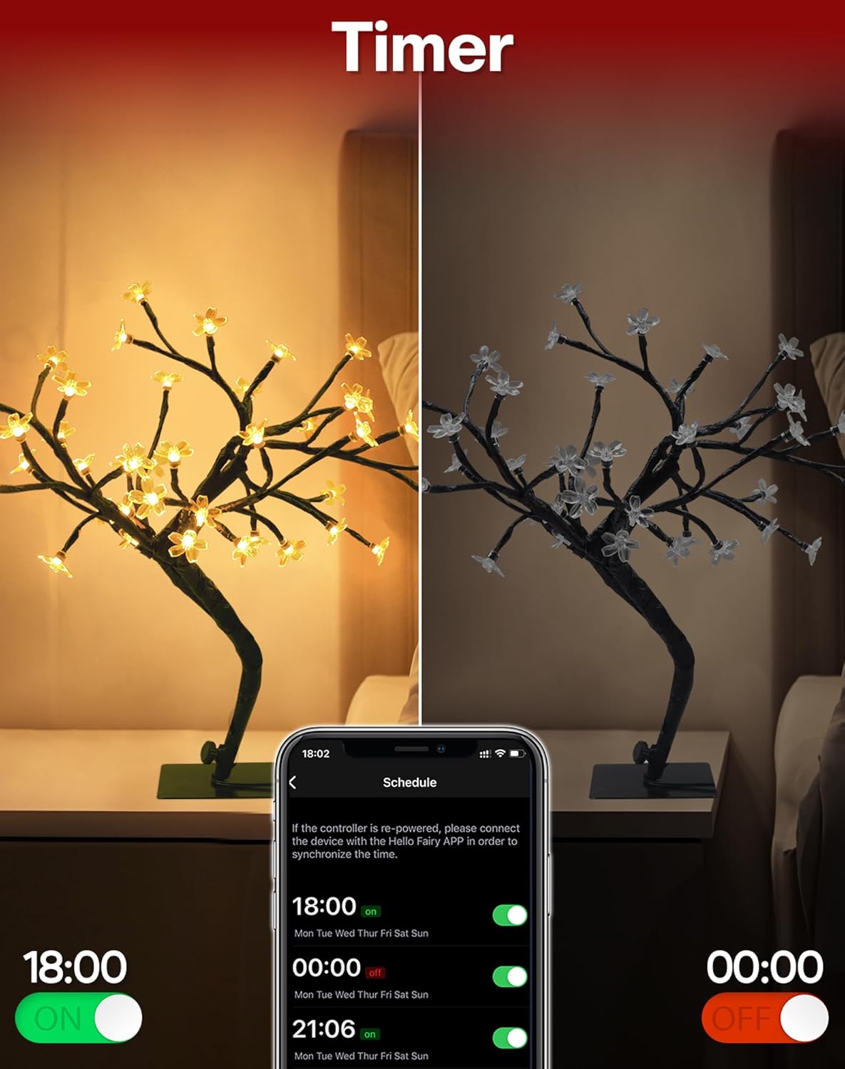 Smarte USB-Kirschblütenbaum-La – Smart Baby Night Light Bewertung und Preis