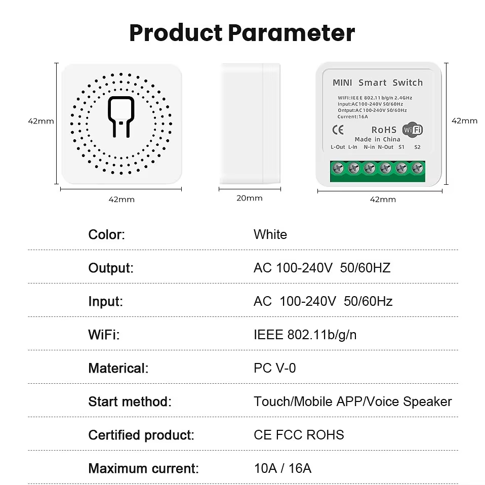 Tuya mini 16a wifi schalter sm – Smart Home Simple Bewertung und Preis