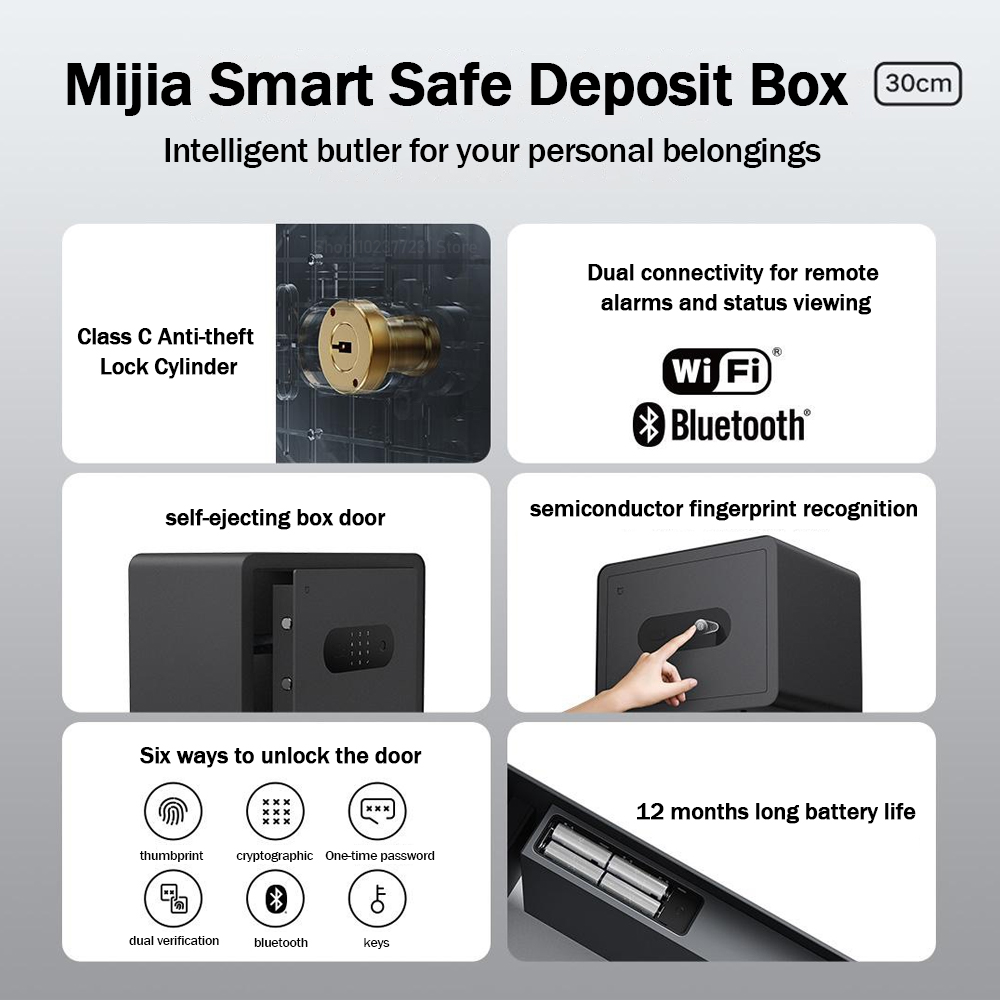 2025 MIJIA Smart Safe mit Fing – Smart Home Box Bewertung und Preis